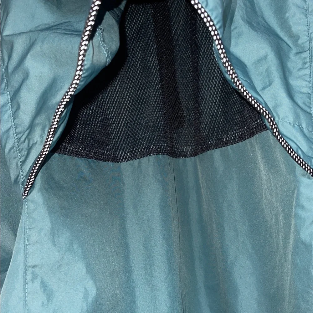 Vintage 1990s Nike aqua teal anorak windbreaker jacket